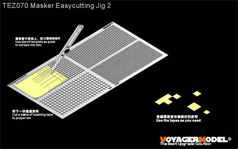 Voyager Model TEZ070 1/35 Masking Tape Cutting Jig 2