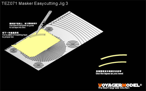 Voyager Model TEZ071 1/35 Masking Tape Cutting Jig 3