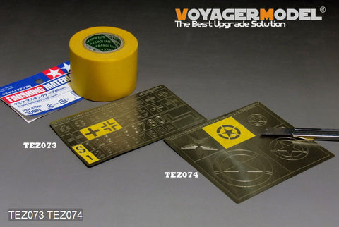 Voyager Model TEZ073 1/35 WWII German Chassis Number/Iron Cross Stencil Set (Universal)