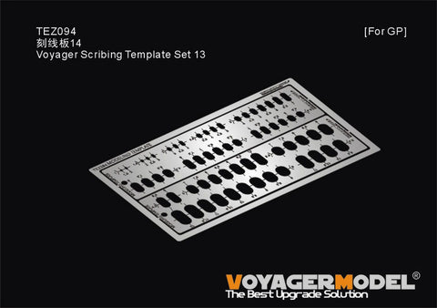 Voyager Model TEZ094 Voyager Scribing Template Set 14 (for all kits)