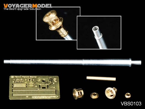 Voyager Model VBS0103 1/35 WWII German 75mm Pak 40 Gun Barrel (Mid-Production Type)