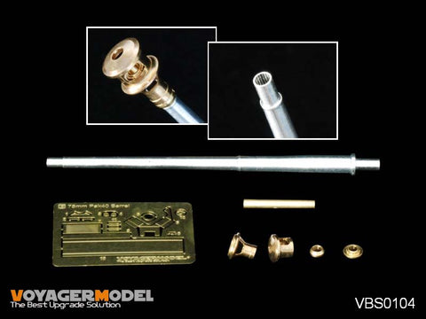 Voyager Model VBS0104 1/35 WWII German 75mm Pak 40 Gun Barrel (Late Type)