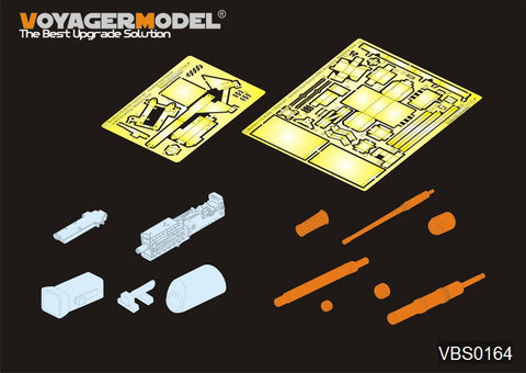 Voyager Model VBS0164 1/35 Modern US M256 120mm M1 Abrams Gun Barrel & M2 Browning Machine Gun (for Dragon 3535/3536)