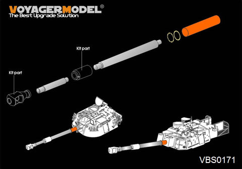 Voyager Model VBS0171 1/35 Modern US Army M109 Self-Propelled Howitzer Gun Barrel (GP)