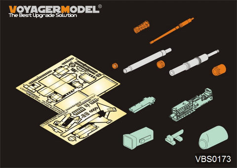 Voyager Model VBS0173 1/35 Modern US M256 120mm M1 Abrams Gun Barrel & M2 Browning Machine Gun (for Tamiya 35326)