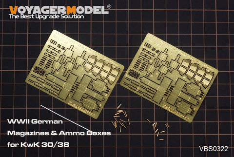 Voyager Model VBS0322 1/35 WWII German Magazine and Ammunition Box (for KwK 30/38) (General Purpose)