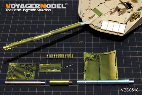 Voyager Model VBS0518 1/35 Modern Russian 125mm Metal Gun Barrel Set (for 2A46M/2A46M-5) (T-90A/T-90MS) (Universal)