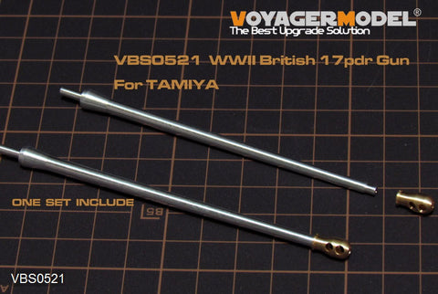 Voyager Model VBS0521 1/35 WWII British Archer Self-Propelled Gun Metal Barrel Set (for Tamiya 35356)