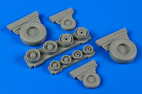 Wheelliant 148011 1/48 F-14A Tomcat weighted wheels (For ACADEMY)