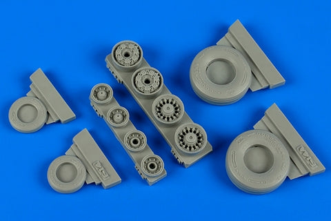 Wheelliant 148013 1/48 F-14A Tomcat weighted wheels (For HOBBY BOSS)