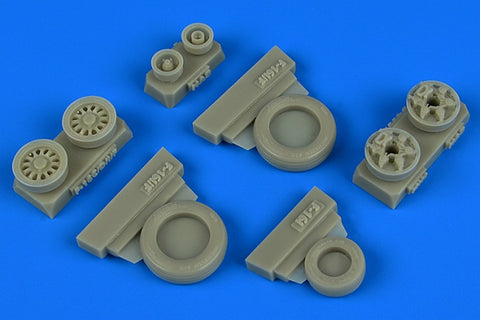 Wheelliant 148015 1/48 F-16I Sufa weighted wheels (For HASEGAWA)