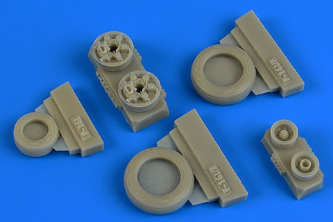 Wheelliant 148016 1/48 F-16I Sufa weighted wheels (For KINETIC)