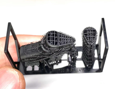 Bunker Studio IJN70124 1/700 Maya Smokestacks & Steam Pipes