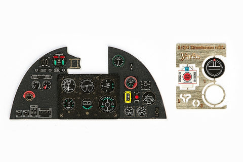 Yahu Models YMA2402 1/24 Hurricane II Instrument Panel (for Trumpeter)