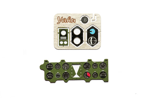 Yahu Models YMA2403 1/24 A6M2 (Mitsubishi Color) Instrument Panel (for Trumpeter)