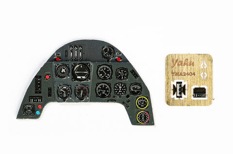 Yahu Models YMA2404 1/24 Messerschmitt Me 109 G Instrument Panel (for Trumpeter)