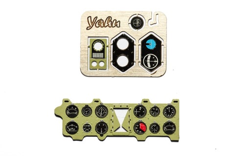 Yahu Models YMA2406 1/24 A6M2 (Nakajima Color) Instrument Panel (for Trumpeter)