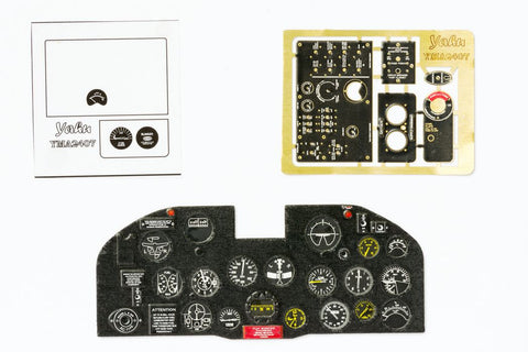 Yahu Models YMA2407 1/24 P-47 Thunderbolt Early Version Instrument Panel (Kinetic / Vintage Fighter Series)