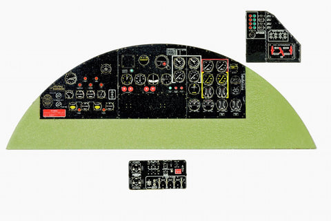 Yahu Models YMA3222 1/33 B-17 Flying Fortress E/F Instrument Panel (for HK Models)