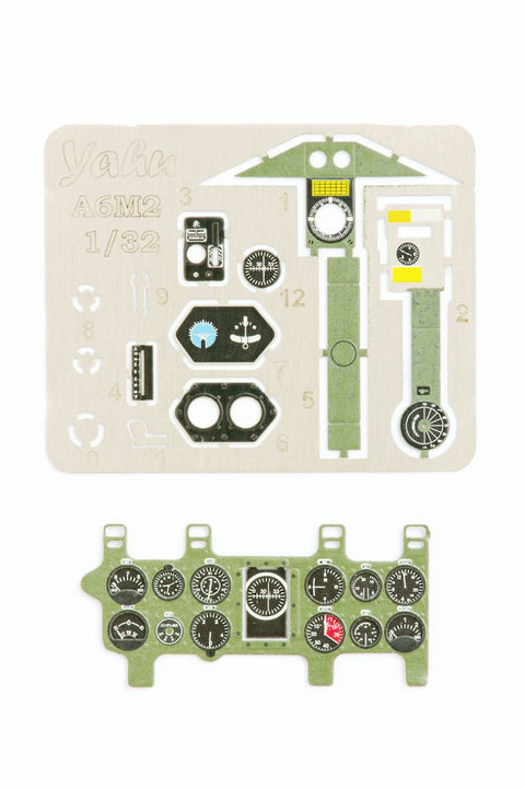 Yahu Models YMA3224 1/32 Mitsubishi A6M2 Zero Carrier-Based Fighter Instrument Panel (for Tamiya)