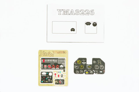 Yahu Models YMA3226 1/32 P-40N Early Version (N-1/N-5) Instrument Panel (for Hasegawa)