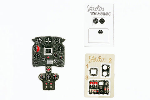 Yahu Models YMA3230 1/32 Ki-44 Type 2 Single-Seat Fighter "Shoki" Instrument Panel (for Hasegawa)