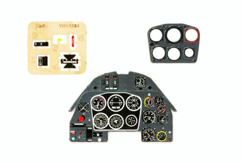 Yahu Models YMA3233 1/32 Messerschmitt Bf 109K Instrument Panel (for Hasegawa/Revell)
