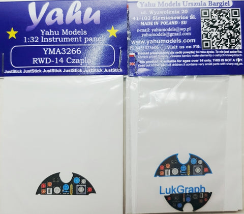 Yahu Models YMA3266 1/32 RWD-14 Czapla (for Lukgraph)