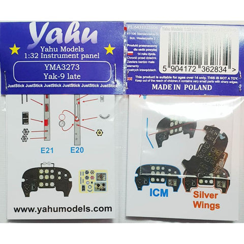 Yahu Models YMA3273 1/32 Yak-9 Late Version (for ICM)