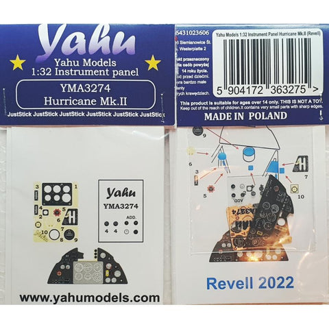 Yahu Models YMA3274 1/32 Hurricane Mk.II (for Revell)