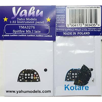 Yahu Models YMA3276 1/32 Spitfire Mk.I Late Version (for Kotari)