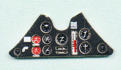 Yahu Models YMA4801 1/48 P.11 c Instrument Panel (for Mirage)