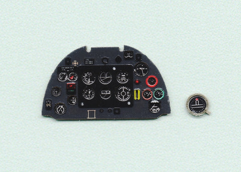 Yahu Models YMA4803 1/48 Spitfire Mk. Vb Late Version Instrument Panel (for Airfix)