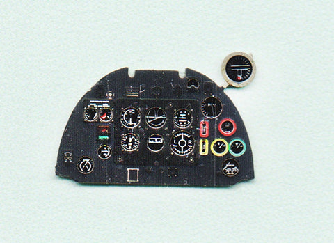 Yahu Models YMA4806 1/48 Spitfire Mk.I Instrument Panel (for Airfix)