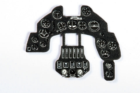 Yahu Models YMA4810 1/48 MC.205 Instrument Panel (for Hasegawa)