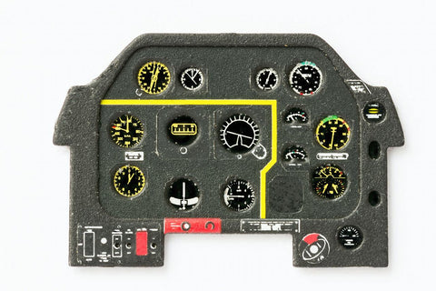 Yahu Models YMA4819 1/48 P-51 Mustang D Early-Type Instrument Panel (for MENG)