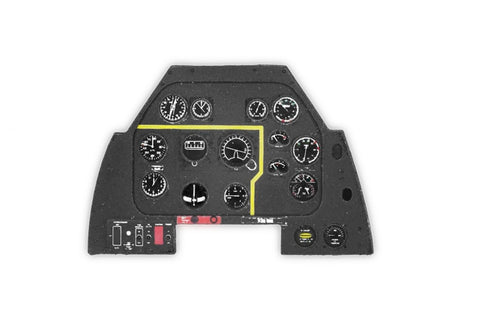 Yahu Models YMA4820 1/48 P-51D Mustang Late-Type Instrument Panel (for Tamiya)