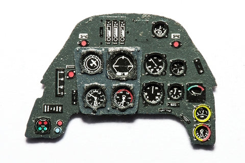 Yahu Models YMA4821 1/48 Messerschmitt Me-109G-6 Instrument Panel (for Eduard)