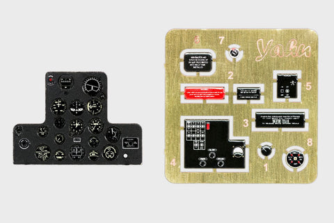 Yahu Models YMA4842 1/48 P-40 Tomahawk Instrument Panel (for Airfix)