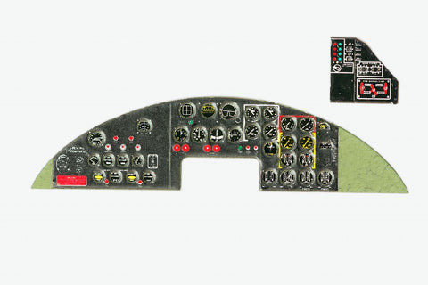 Yahu Models YMA4843 1/48 B-17G Flying Fortress Instrument Panel (for Revell/Monogram/Hasegawa)
