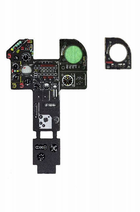 Yahu Models YMA4850 1/48 Mirage F1CT Instrument Panel (for Kitty Hawk Models)