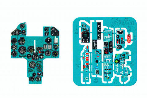 Yahu Models YMA4854 1/48 MiG-23 MF Instrument Panel (for Trumpeter)