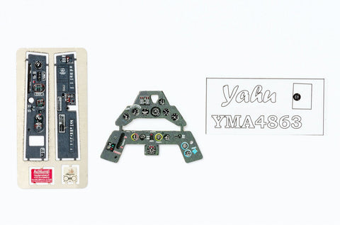 Yahu Models YMA4863 1/48 Focke-Wulf Fw 190 A-3 Instrument Panel (for Eduard, 2017)