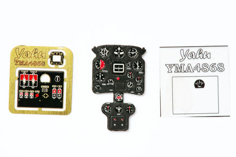 Yahu Models YMA4868 1/48 Ki-44 Type 2 Fighter "Shoki" Instrument Panel (for Hasegawa)