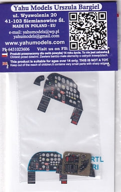 Yahu Models YMA4873 1/48 A-20G Havoc/Boston Instrument Panel (for Italeri)