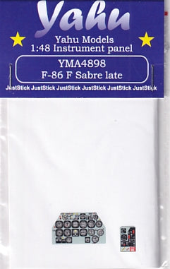 Yahu Models YMA4898 1/48 F-86F Sabre Instrument Panel (for Hasegawa/Eduard/Revell)