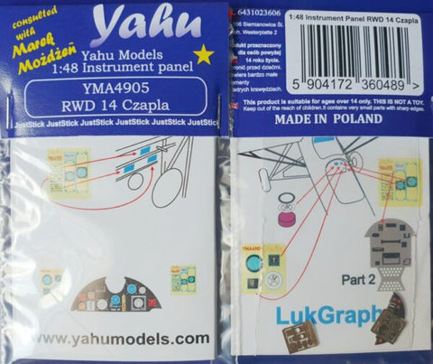 Yahu Models YMA4905 1/48 RWD-14 Czapla (for Lukgraph)