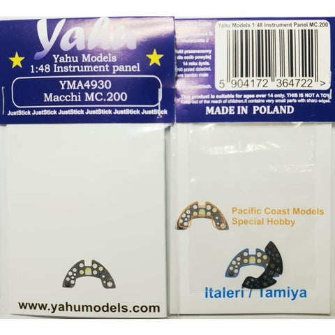 Yahu Models YMA4930 1/48 Macchi MC.200 (for Italeri/Tamiya)