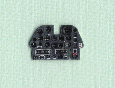 Yahu Models YMA7215 1/72 P-40M Instrument Panel (for Academy)