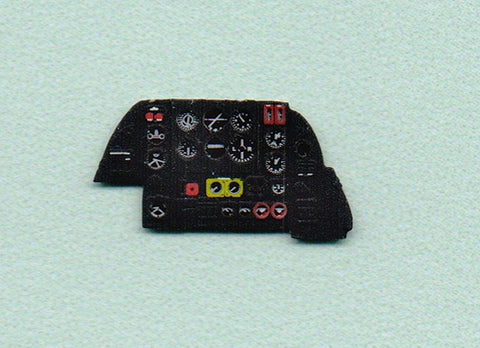 Yahu Models YMA7221 1/72 Beaufighter Mk.I Instrument Panel (for Hasegawa)